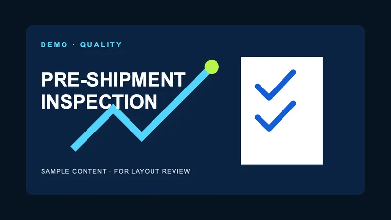 A practical pre-shipment inspection checklist for LCD panels cover