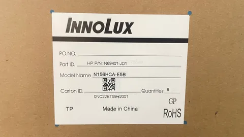 N156HCA-E5B original carton label